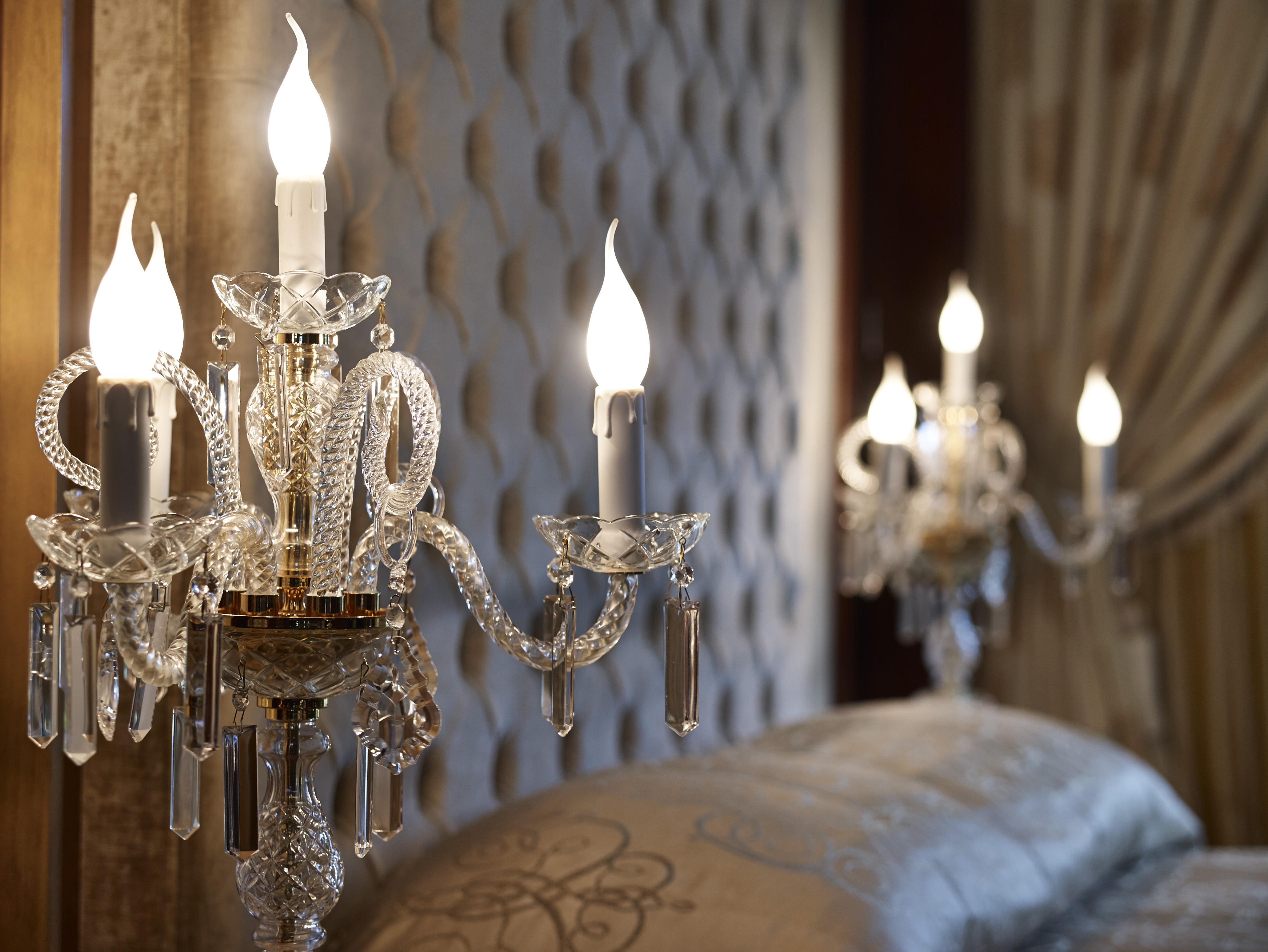 豪华土耳其宫殿会议酒店及Spa 约阿尼纳 外观 照片 Wall lights