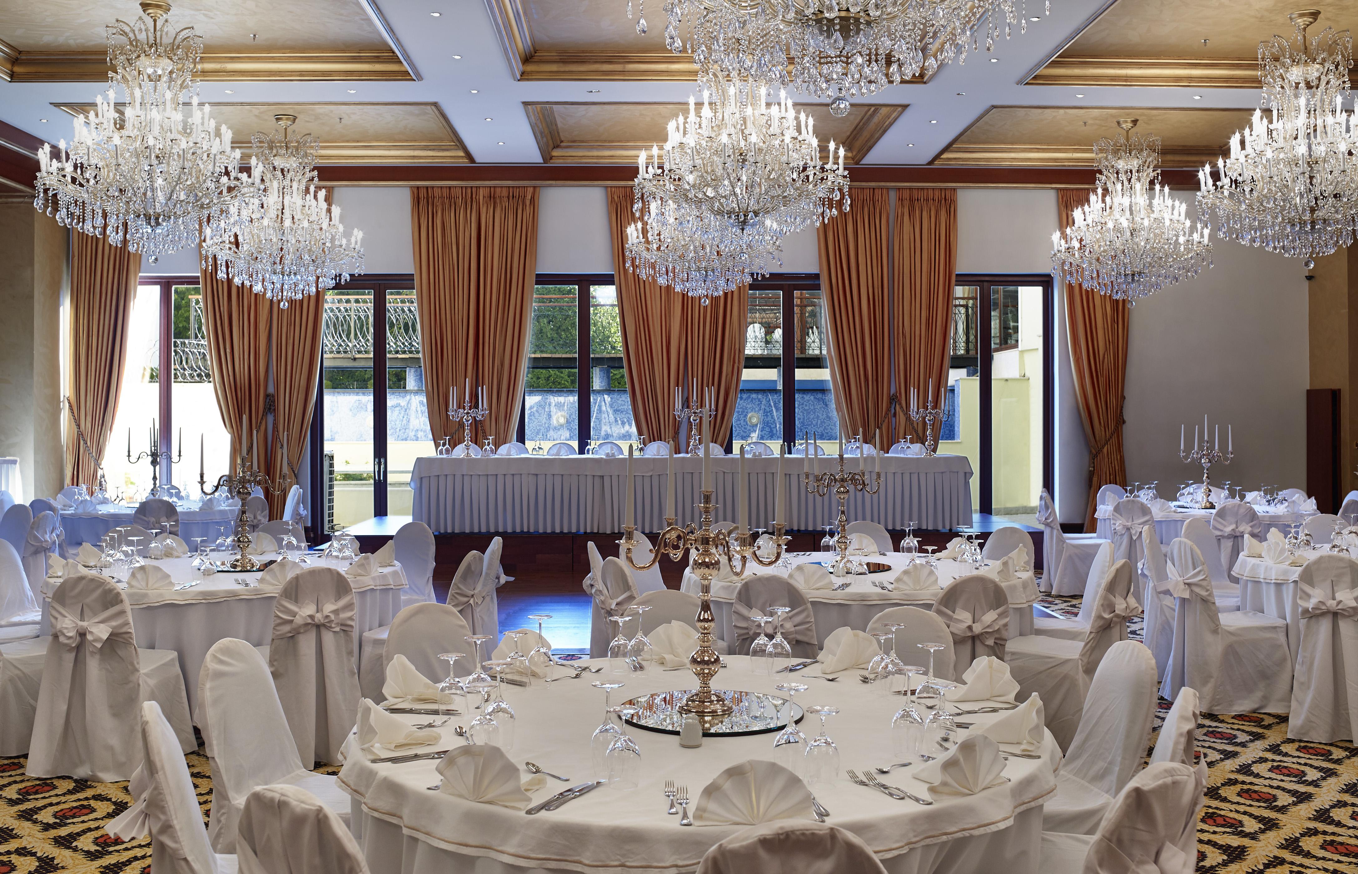 豪华土耳其宫殿会议酒店及Spa 约阿尼纳 外观 照片 The ballroom